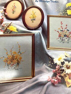 Floral Cross-Stitch Patterns Collection "Colonial Bouquets"